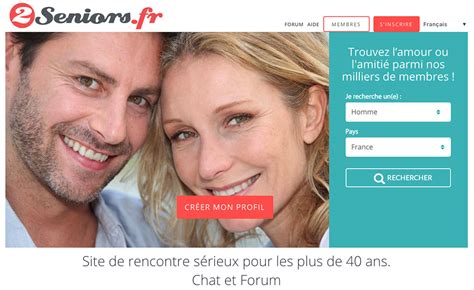 site de rencontre gratuit senior|Site de rencontre gratuit pour senior France